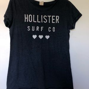 Holister navy blue shirt